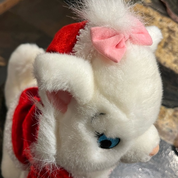 White CAT Aristocats marie stuffed animal Disney Store Plush Christmas 12” TOY - Picture 5 of 14